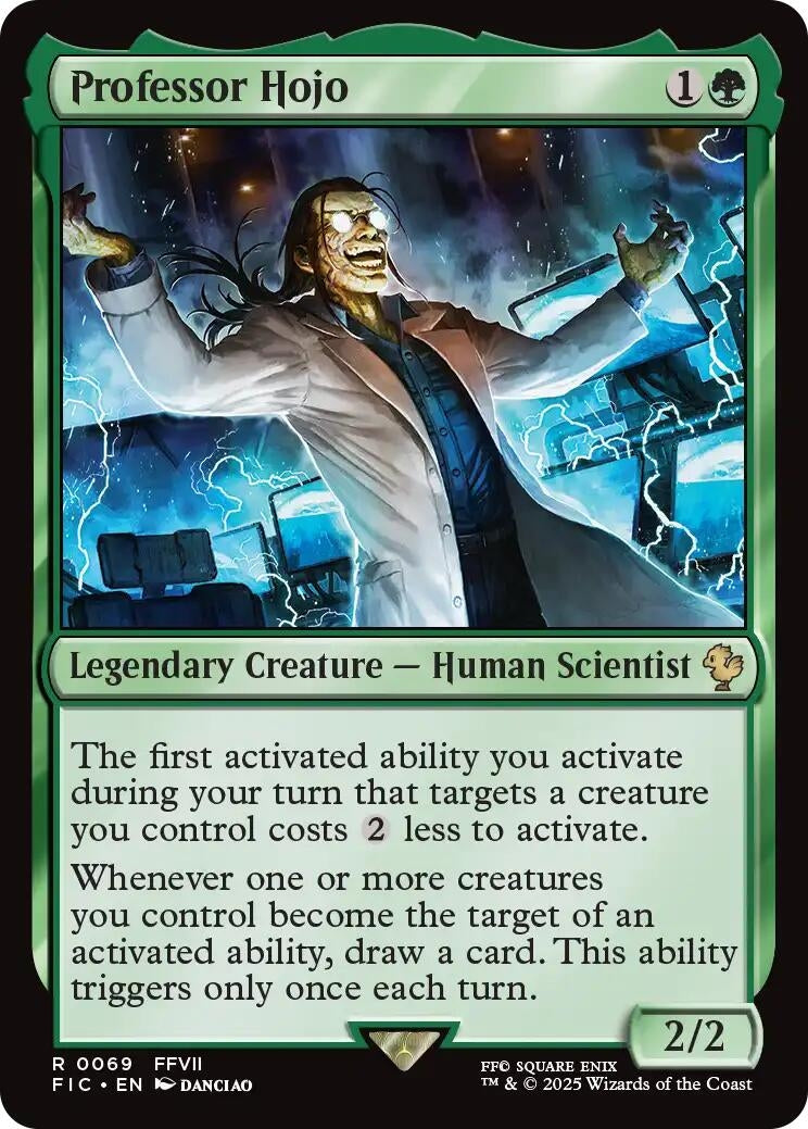 Image for Professor Hojo (Surge Foil) (69) [FINAL FANTASY] - Magic: The Gathering