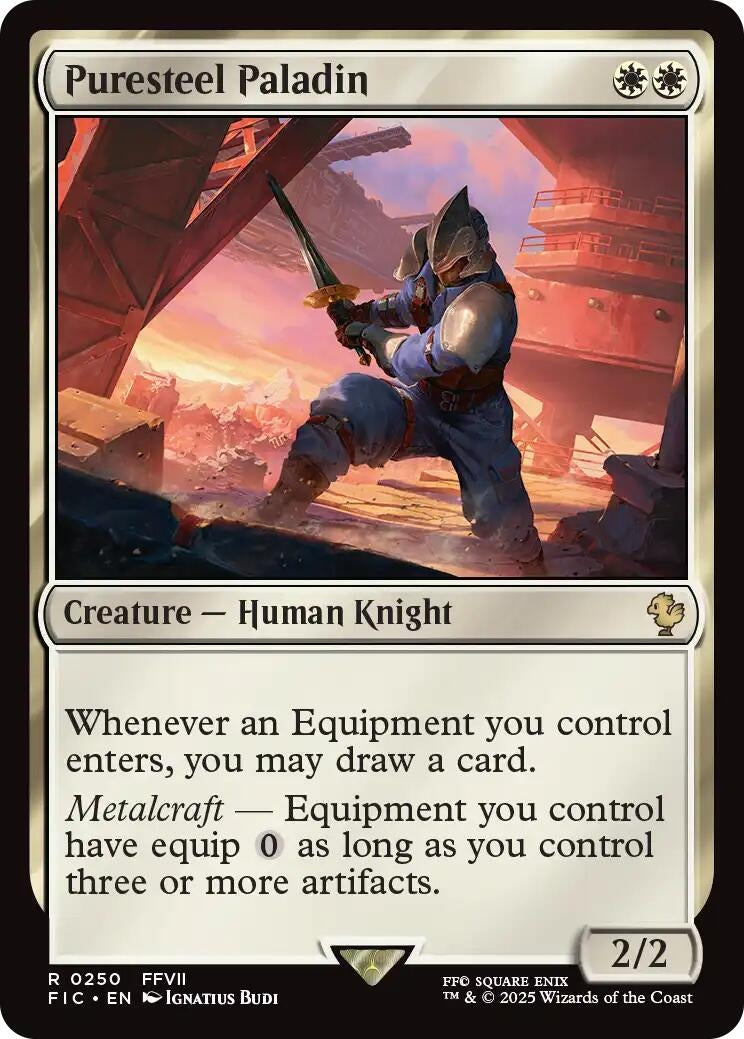 Image for Puresteel Paladin (Surge Foil) (250) [FINAL FANTASY] - Magic: The Gathering