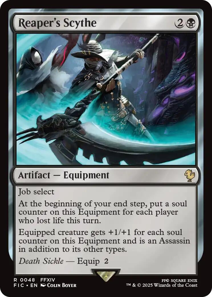 Image for Reaper's Scythe (Surge Foil) (48) [FINAL FANTASY] - Magic: The Gathering