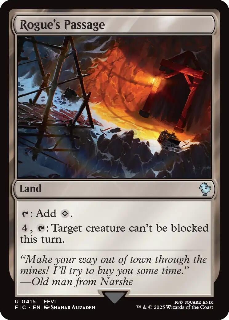Image for Rogue's Passage (Surge Foil) (415) [FINAL FANTASY] - Magic: The Gathering