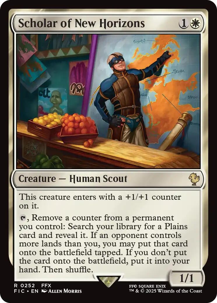 Image for Scholar of New Horizons (Surge Foil) (252) [FINAL FANTASY] - Magic: The Gathering