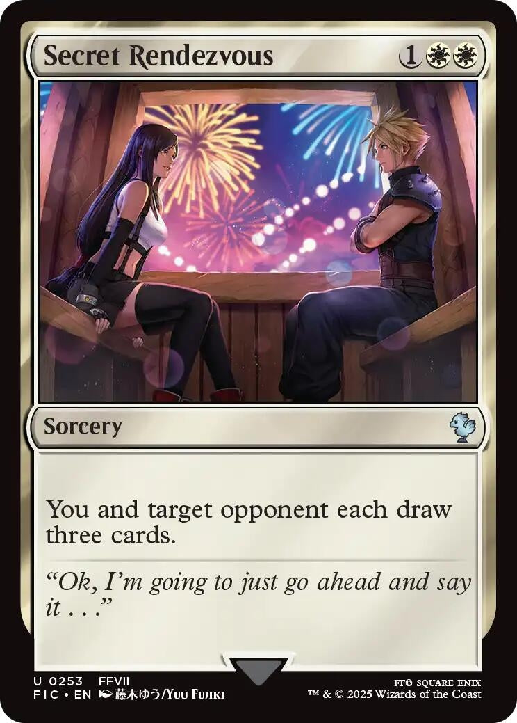 Image for Secret Rendezvous (0253) (Surge Foil) (253) [FINAL FANTASY] - Magic: The Gathering