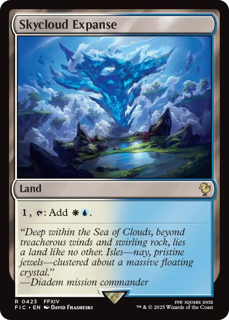 Image for Skycloud Expanse (Surge Foil) (423) [FINAL FANTASY] - Magic: The Gathering
