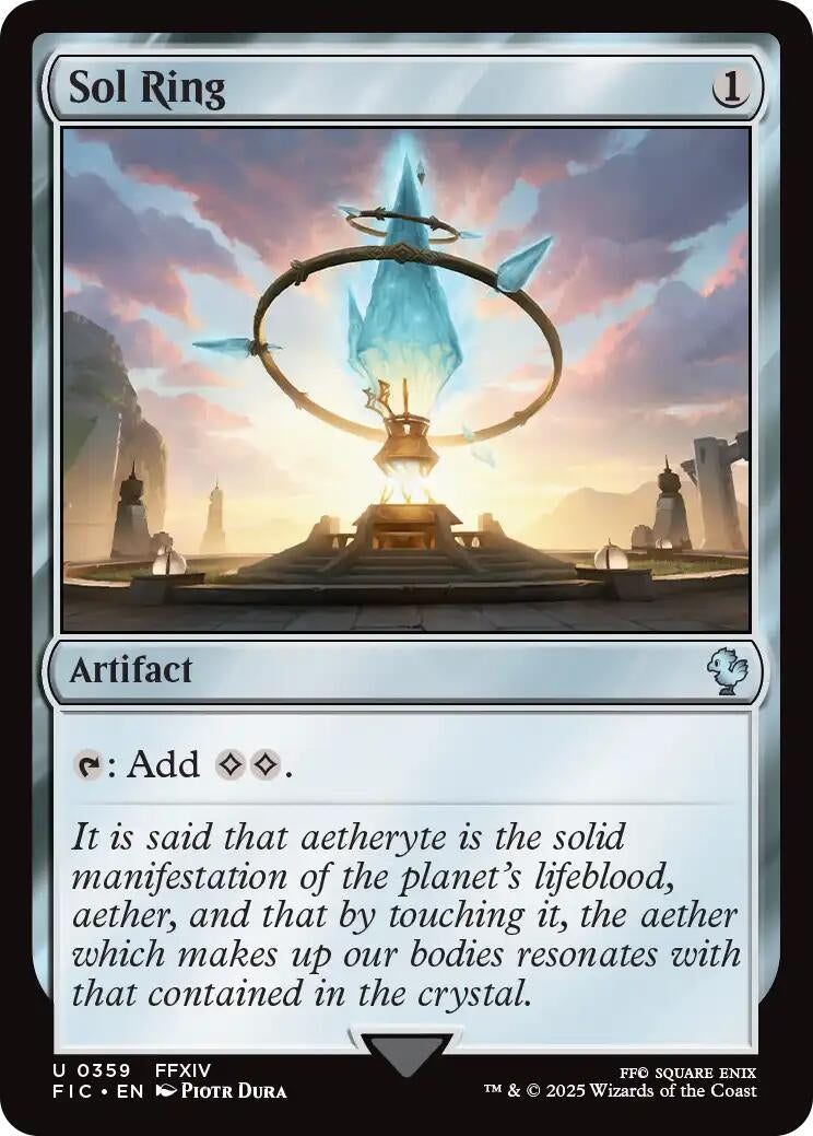 Image for Sol Ring (0359) (Surge Foil) (359) [FINAL FANTASY] - Magic: The Gathering