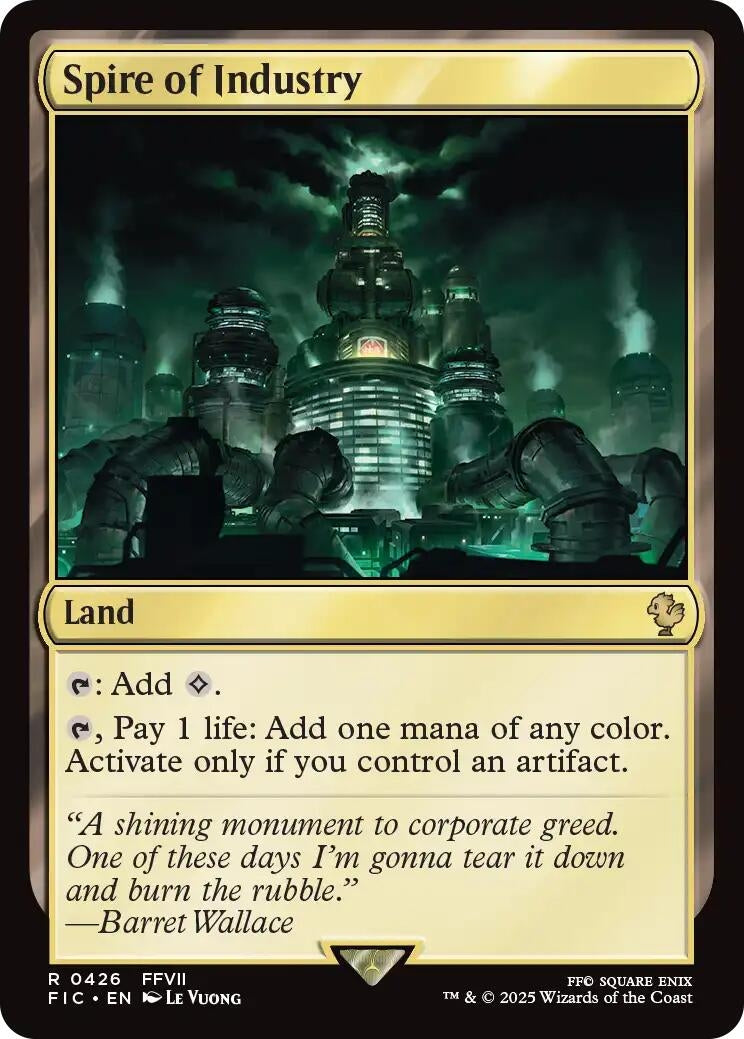 Image for Spire of Industry (Surge Foil) (426) [FINAL FANTASY] - Magic: The Gathering