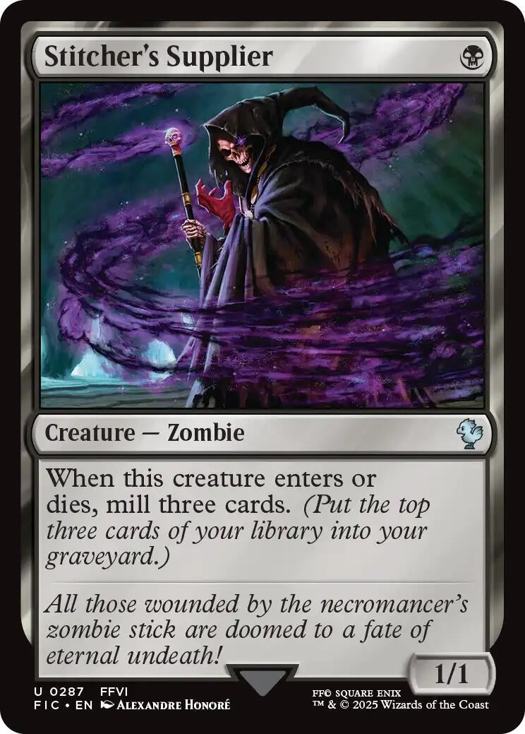 Image for Stitcher's Supplier (Surge Foil) (287) [FINAL FANTASY] - Magic: The Gathering