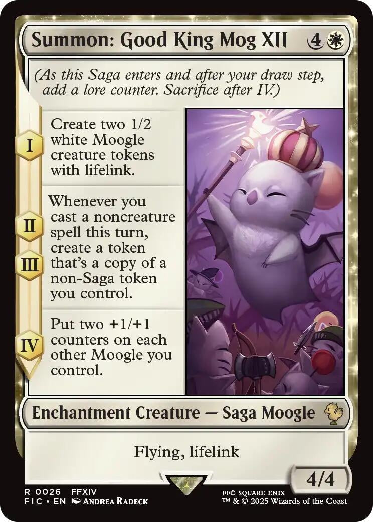 Image for Summon: Good King Mog XII (Surge Foil) (26) [FINAL FANTASY] - Magic: The Gathering
