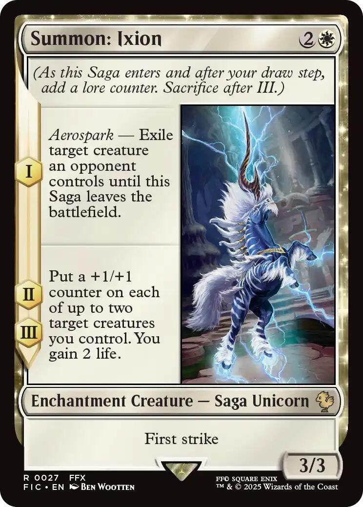 Image for Summon: Ixion (Surge Foil) (27) [FINAL FANTASY] - Magic: The Gathering