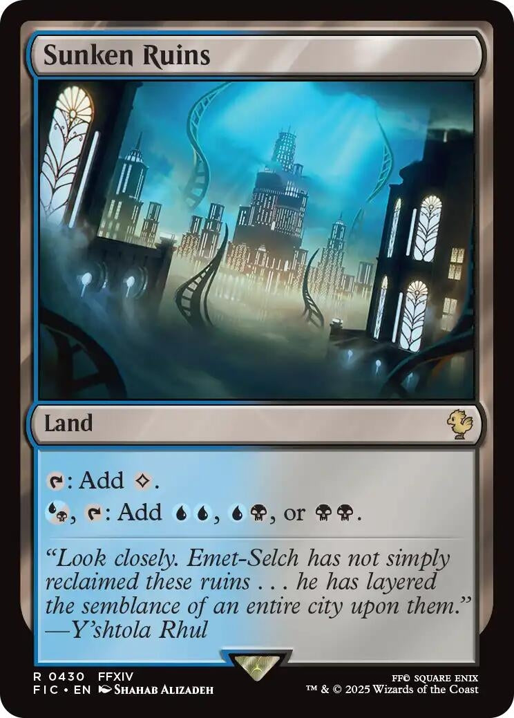 Image for Sunken Ruins (Surge Foil) (430) [FINAL FANTASY] - Magic: The Gathering