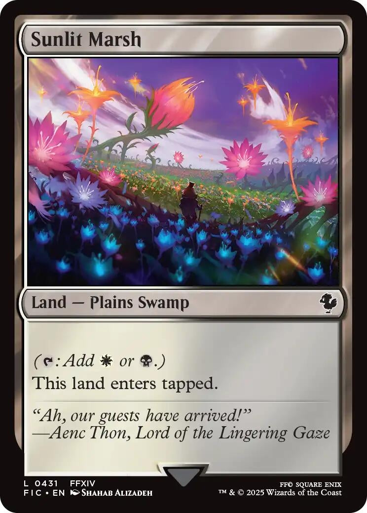 Image for Sunlit Marsh (Surge Foil) (431) [FINAL FANTASY] - Magic: The Gathering