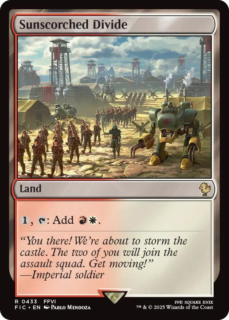 Image for Sunscorched Divide (Surge Foil) (433) [FINAL FANTASY] - Magic: The Gathering