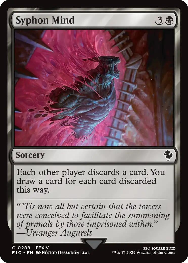 Image for Syphon Mind (Surge Foil) (288) [FINAL FANTASY] - Magic: The Gathering