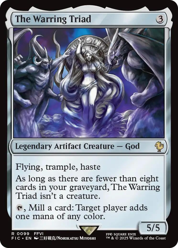 Image for The Warring Triad (Surge Foil) (99) [FINAL FANTASY] - Magic: The Gathering