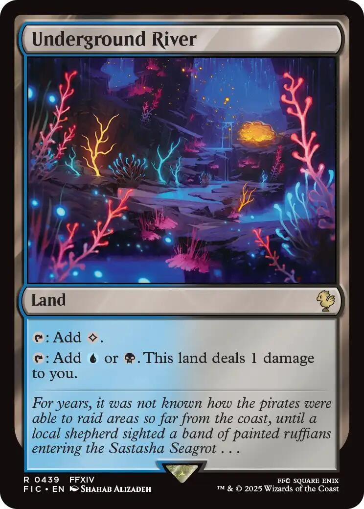 Image for Underground River (Surge Foil) (439) [FINAL FANTASY] - Magic: The Gathering