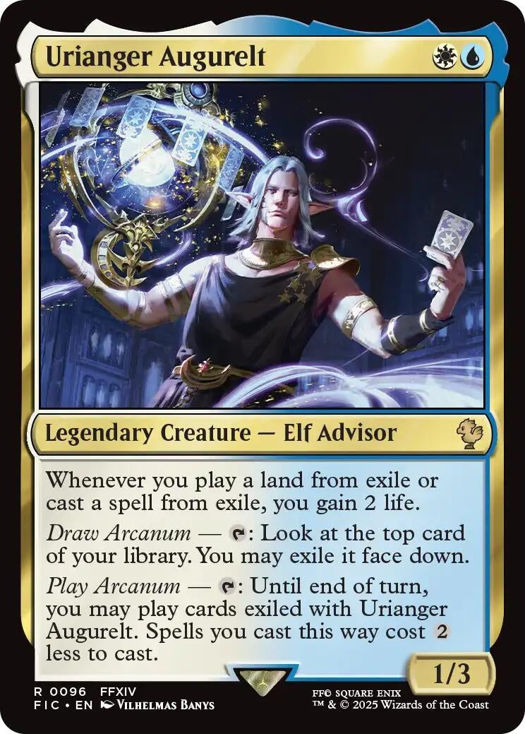 Image for Urianger Augurelt (Surge Foil) (96) [FINAL FANTASY] - Magic: The Gathering