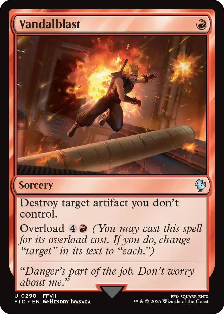 Image for Vandalblast (Surge Foil) (298) [FINAL FANTASY] - Magic: The Gathering