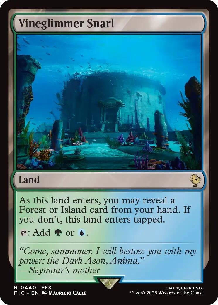 Image for Vineglimmer Snarl (Surge Foil) (440) [FINAL FANTASY] - Magic: The Gathering