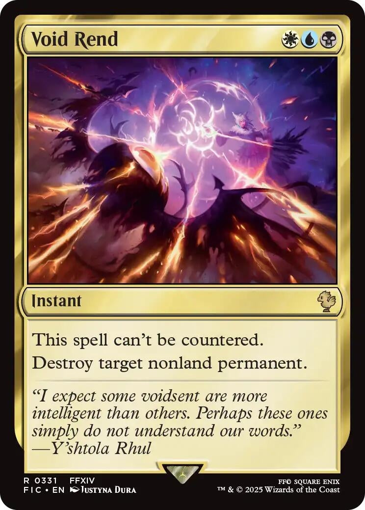 Image for Void Rend (Surge Foil) (331) [FINAL FANTASY] - Magic: The Gathering