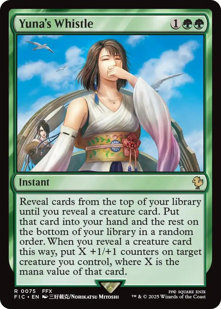 Image for Yuna's Whistle (Surge Foil) (75) [FINAL FANTASY] - Magic: The Gathering