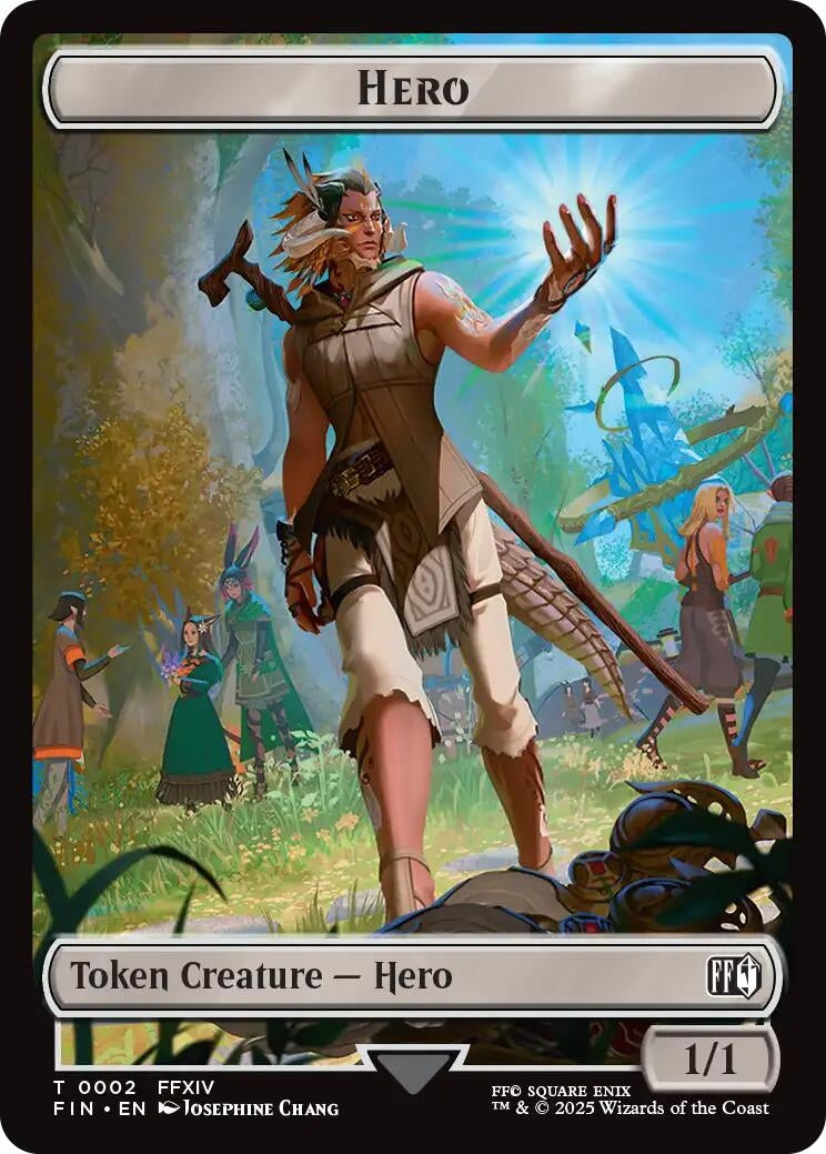 Image for Hero (0002) // Food Double-Sided Token (2 // 22) [FINAL FANTASY] - Magic: The Gathering