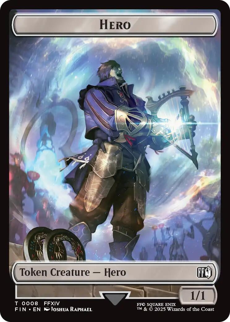 Image for Hero (0008) // Frog Double-Sided Token (8 // 18) [FINAL FANTASY] - Magic: The Gathering