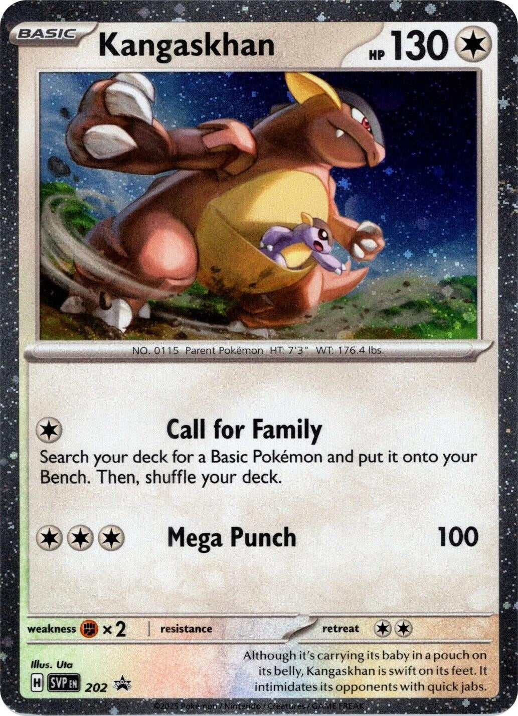 Image for Kangaskhan - 202 (Cosmos Holo) (202) [SV: Scarlet & Violet Promo Cards] - Pokemon