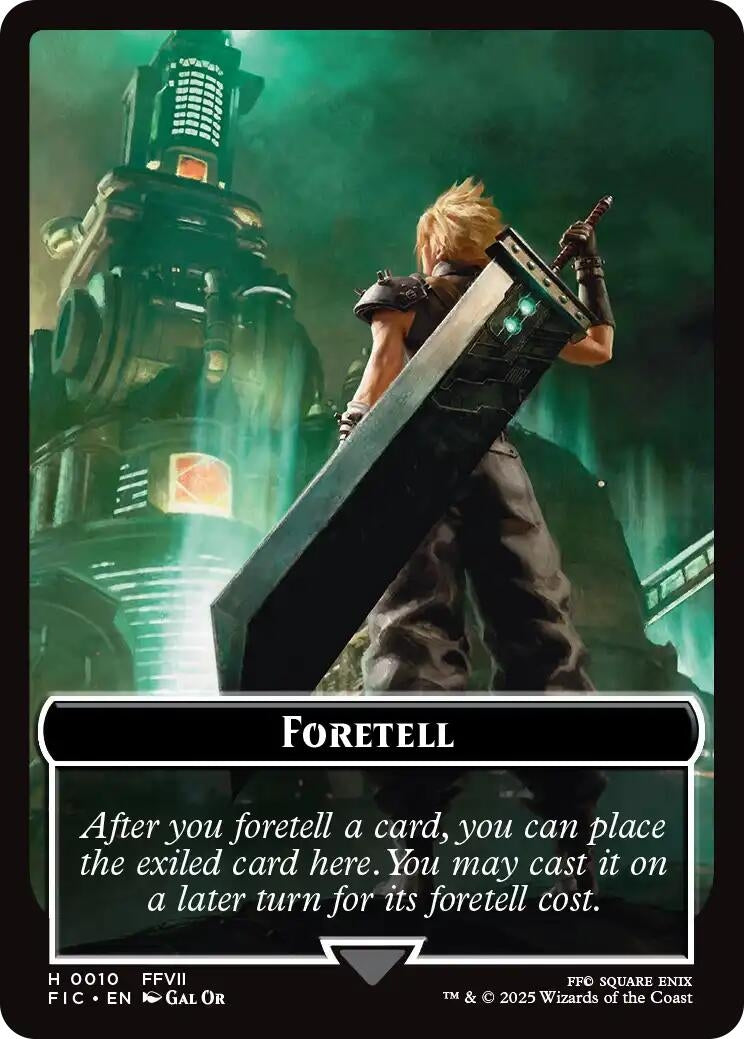 Image for Foretell // Treasure Double-Sided Token (10 // 23) [FINAL FANTASY] - Magic: The Gathering