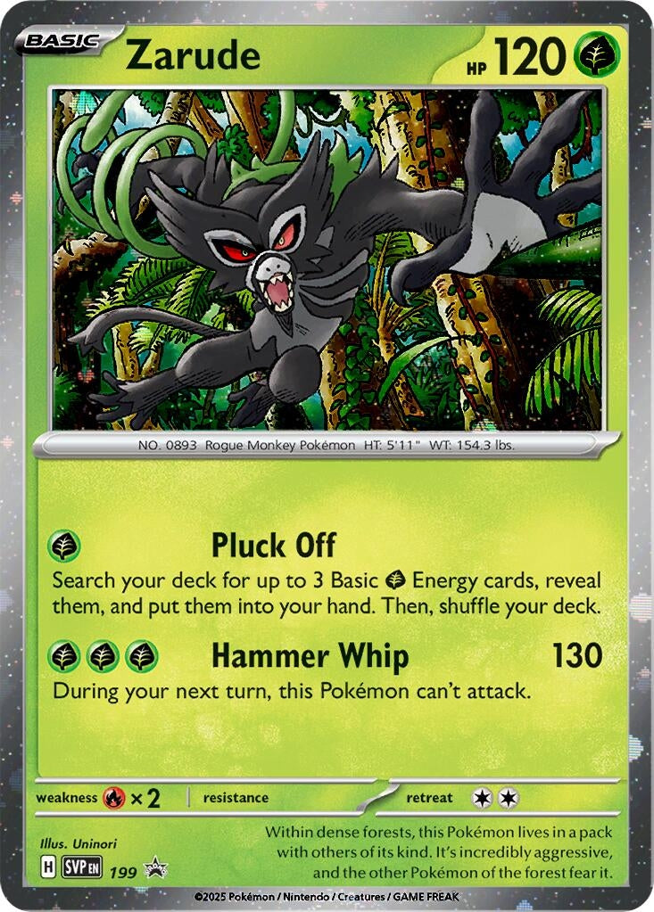 Image for Zarude - 199 (Cosmos Holo) (199) [SV: Scarlet & Violet Promo Cards] - Pokemon