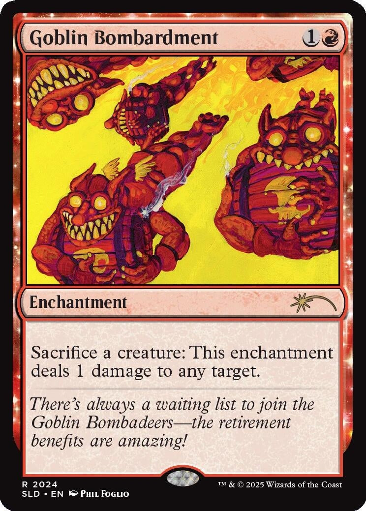 Image for Goblin Bombardment (2024) (2024) [Secret Lair Drop Series] - Magic: The Gathering
