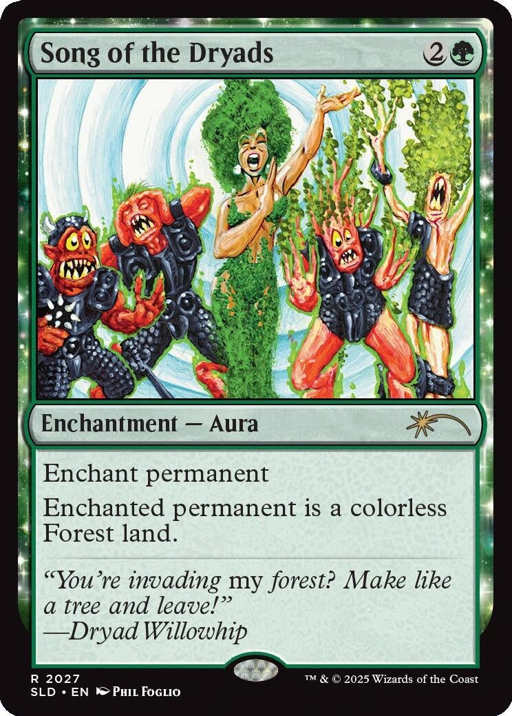 Image for Song of the Dryads (2027) (2027) [Secret Lair Drop Series] - Magic: The Gathering