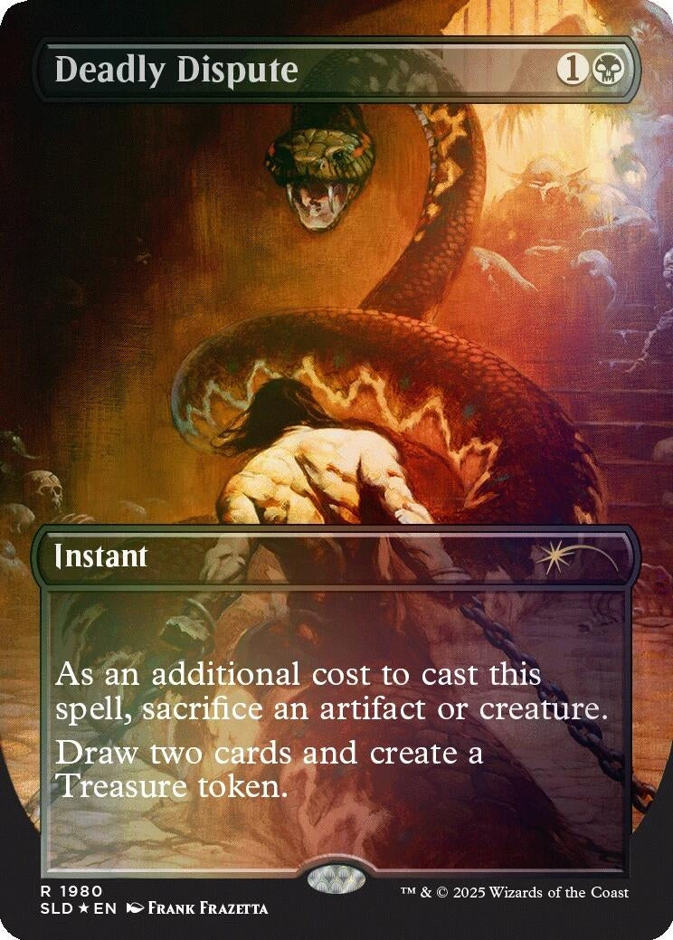 Image for Deadly Dispute (1980) (Rainbow Foil) (1980) [Secret Lair Drop Series] - Magic: The Gathering
