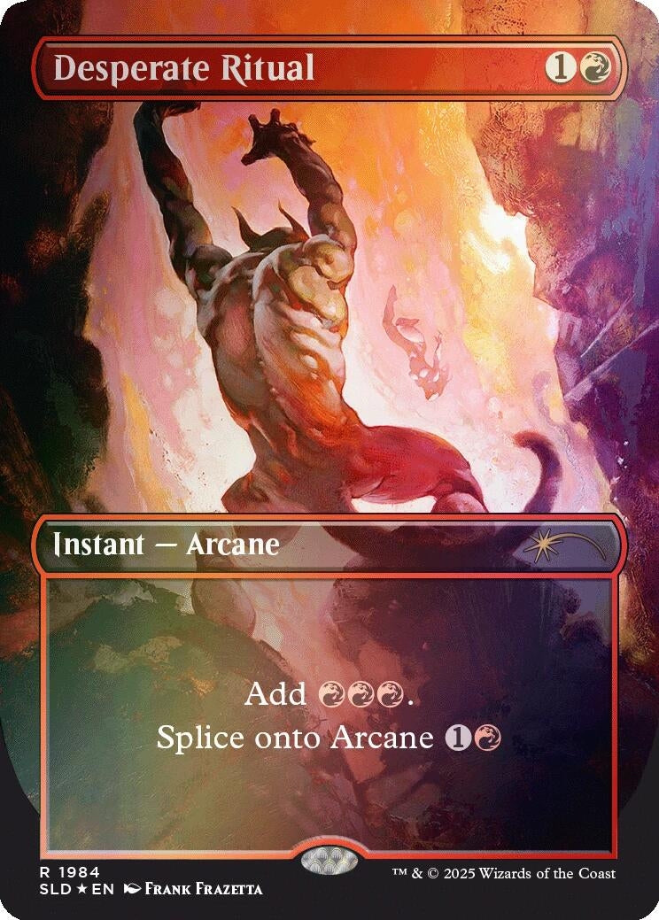 Image for Desperate Ritual (1984) (Rainbow Foil) (1984) [Secret Lair Drop Series] - Magic: The Gathering