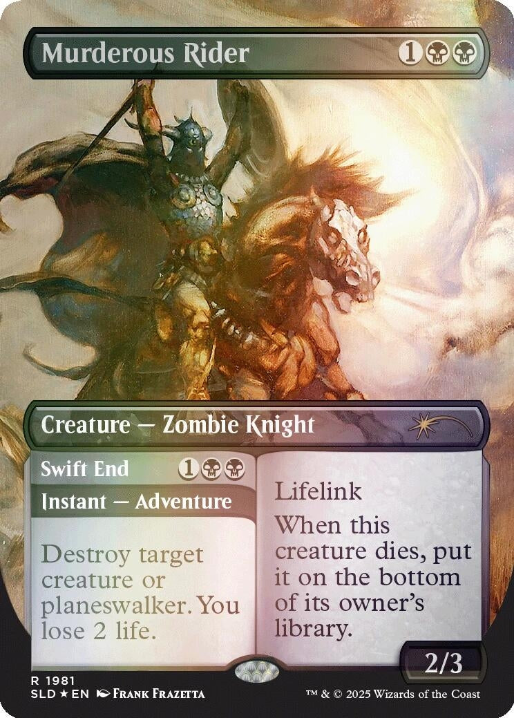 Image for Murderous Rider (1981) (Rainbow Foil) (1981) [Secret Lair Drop Series] - Magic: The Gathering