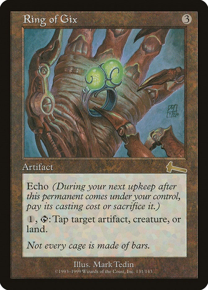 Image for Ring of Gix (131) [Urza's Legacy] - Magic: The Gathering
