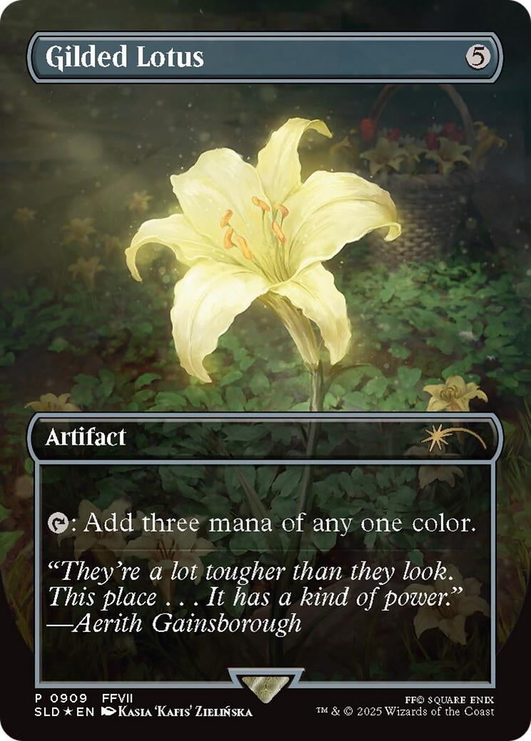 Image for Gilded Lotus (Rainbow Foil) (909) (909) [Secret Lair Drop Series] - Magic: The Gathering