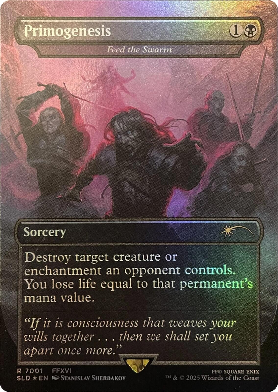 Image for Primogenesis - Feed the Swarm (Rainbow Foil) (7001) [Secret Lair Drop Series] - Magic: The Gathering
