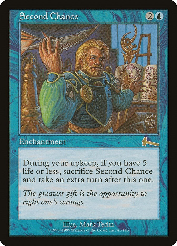 Image for Second Chance (41) [Urza's Legacy] - Magic: The Gathering
