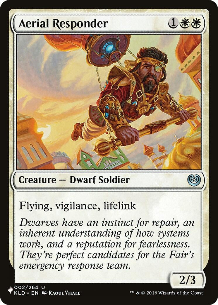 Image for Aerial Responder (KLD) (002/264) [The List Reprints] - Magic: The Gathering