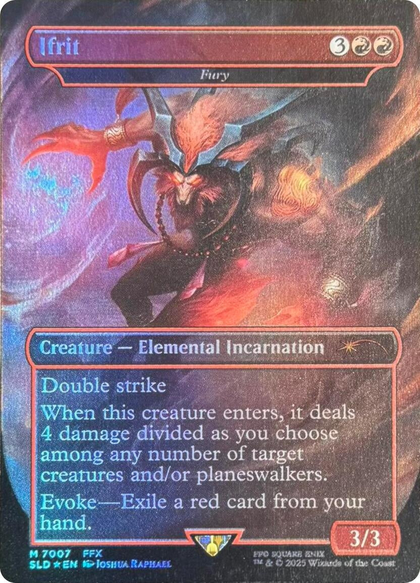 Image for Ifrit - Fury (Rainbow Foil) (7007) [Secret Lair Drop Series] - Magic: The Gathering