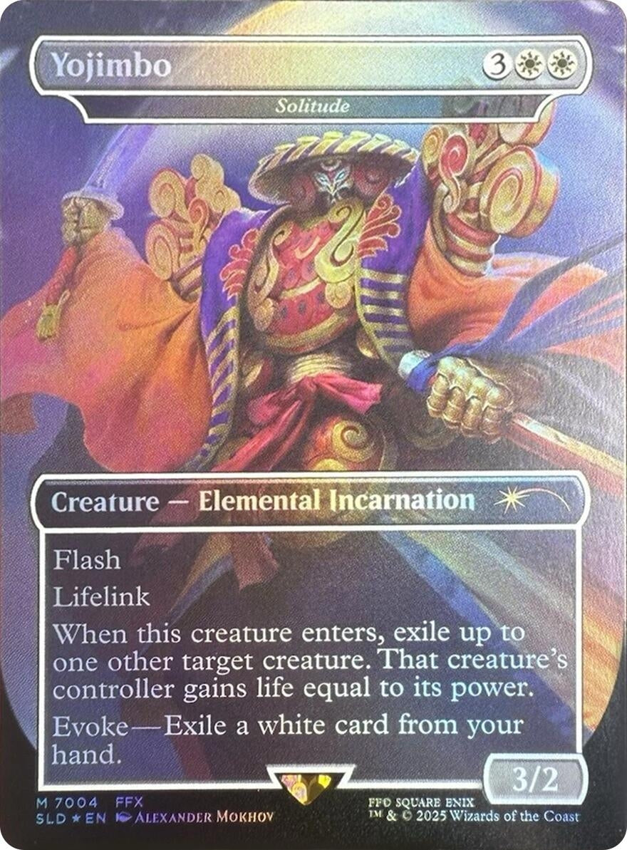 Image for Yojimbo - Solitude (Rainbow Foil) (7004) [Secret Lair Drop Series] - Magic: The Gathering