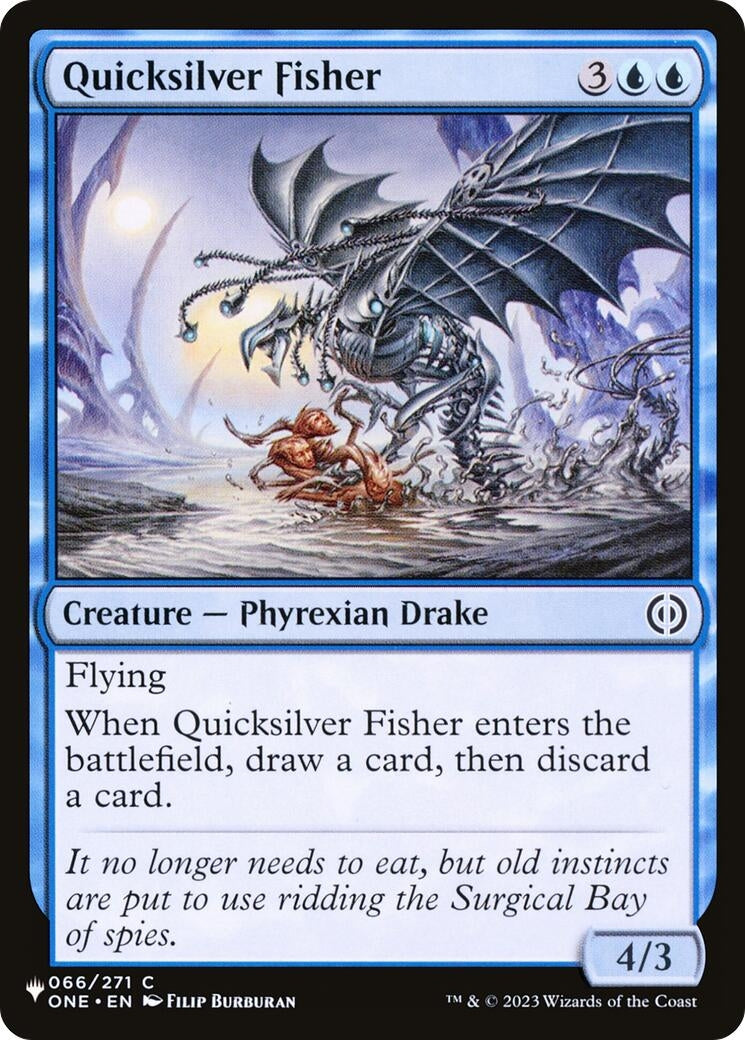 Image for Quicksilver Fisher (066/271) [The List Reprints] - Magic: The Gathering