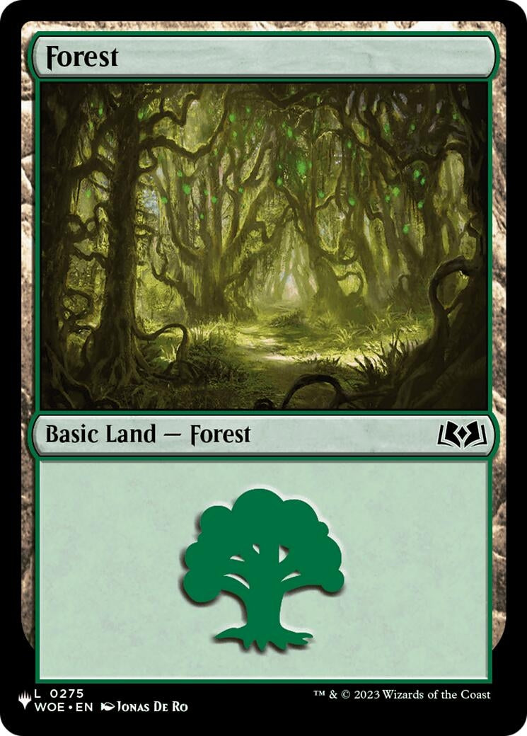 Image for Forest (0275) (WOE) (275) [The List Reprints] - Magic: The Gathering