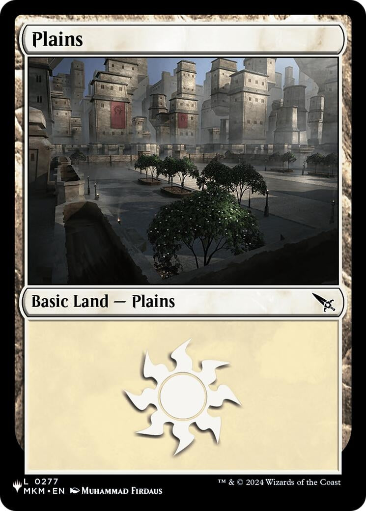 Image for Plains (MKM) (277) [The List Reprints] - Magic: The Gathering
