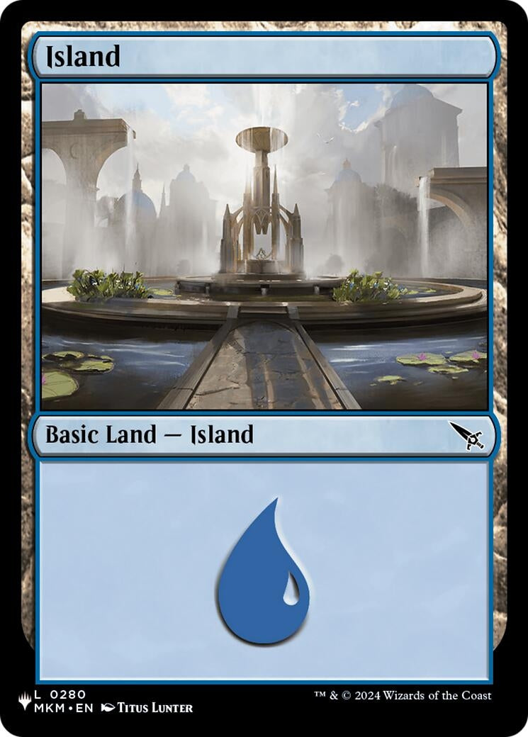 Image for Island (MKM) (280) [The List Reprints] - Magic: The Gathering