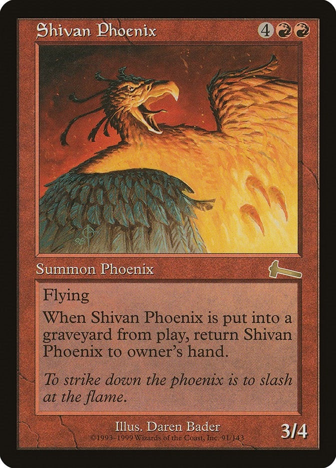Image for Shivan Phoenix (91) [Urza's Legacy] - Magic: The Gathering