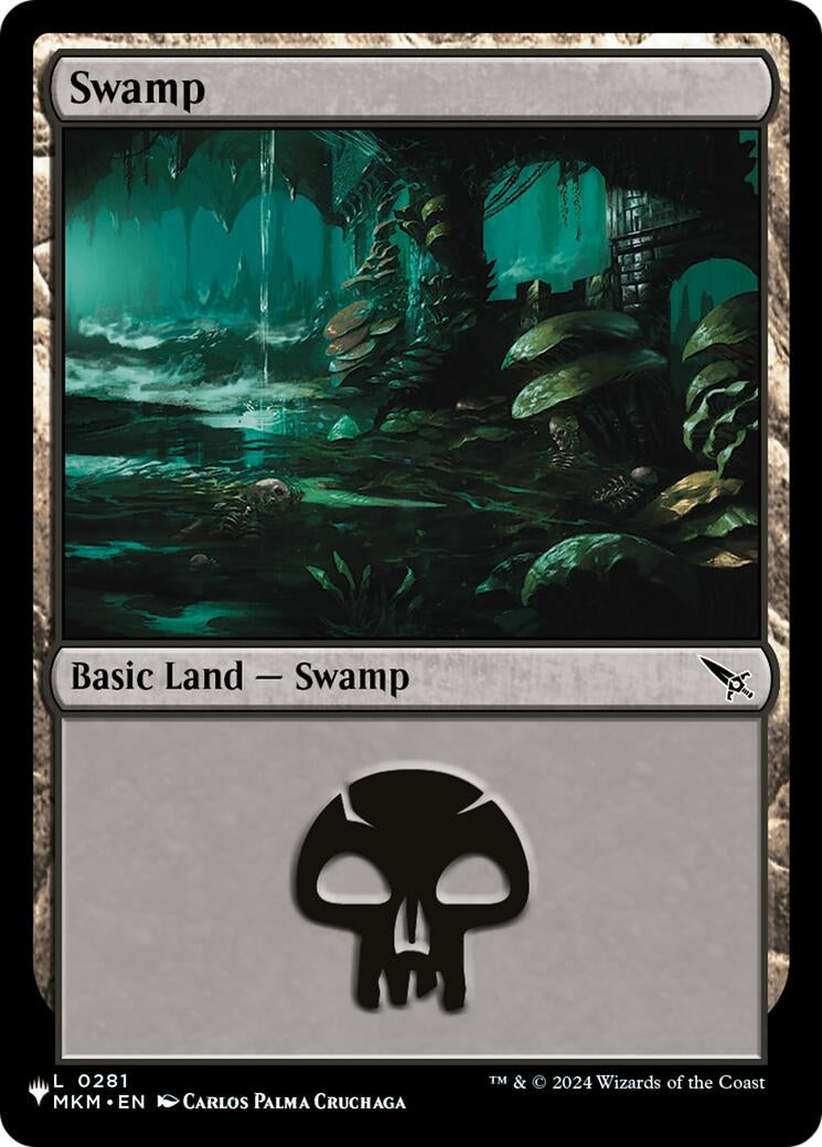 Image for Swamp (MKM) (281) [The List Reprints] - Magic: The Gathering