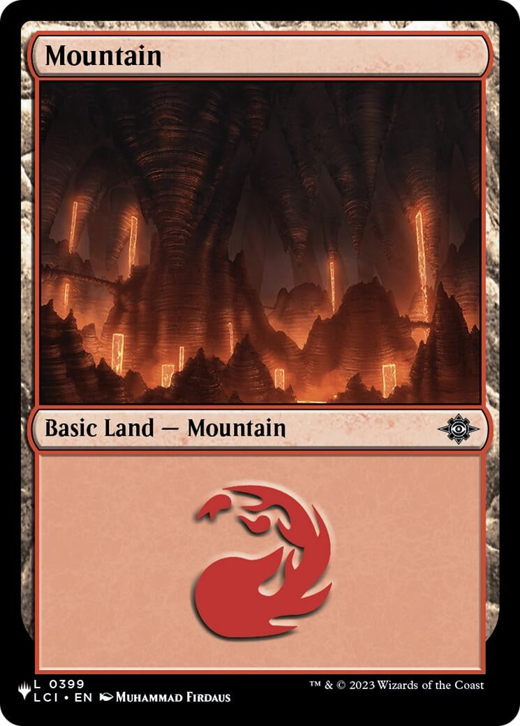 Image for Mountain (LCI) (399) [The List Reprints] - Magic: The Gathering