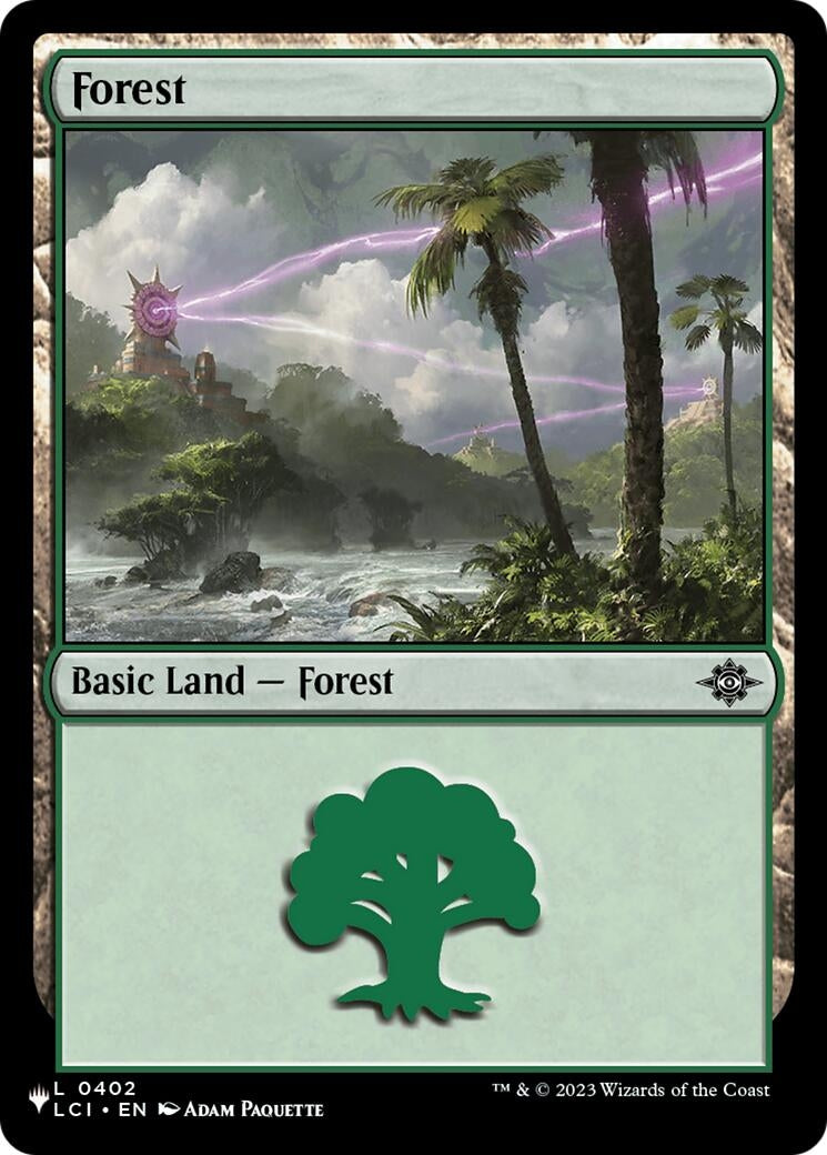Image for Forest (LCI) (402) [The List Reprints] - Magic: The Gathering