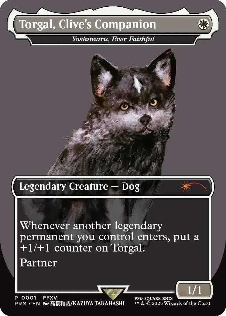 Image for Torgal, Clive's Companion - Yoshimaru, Ever Faithful (MagicCon: Las Vegas 2025) (1) [MagicFest Cards] - Magic: The Gathering