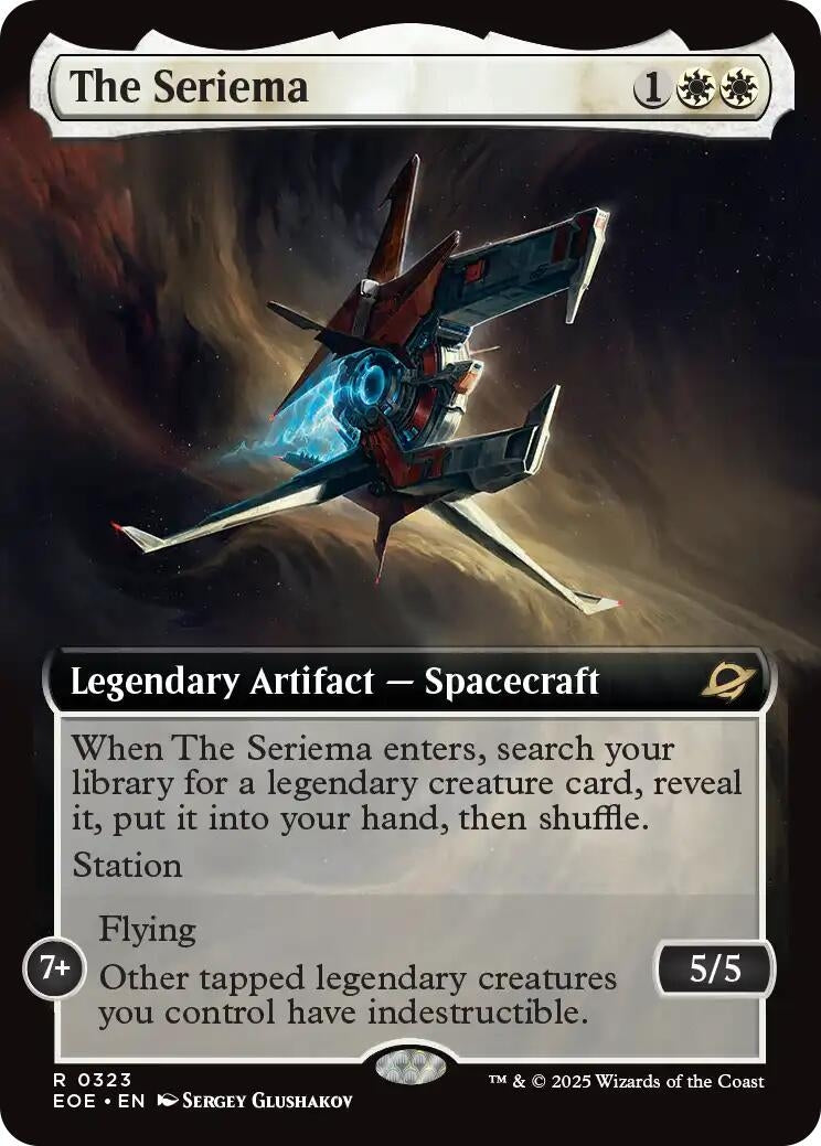 Image for The Seriema (Extended Art) (323) [Edge of Eternities] - Magic: The Gathering